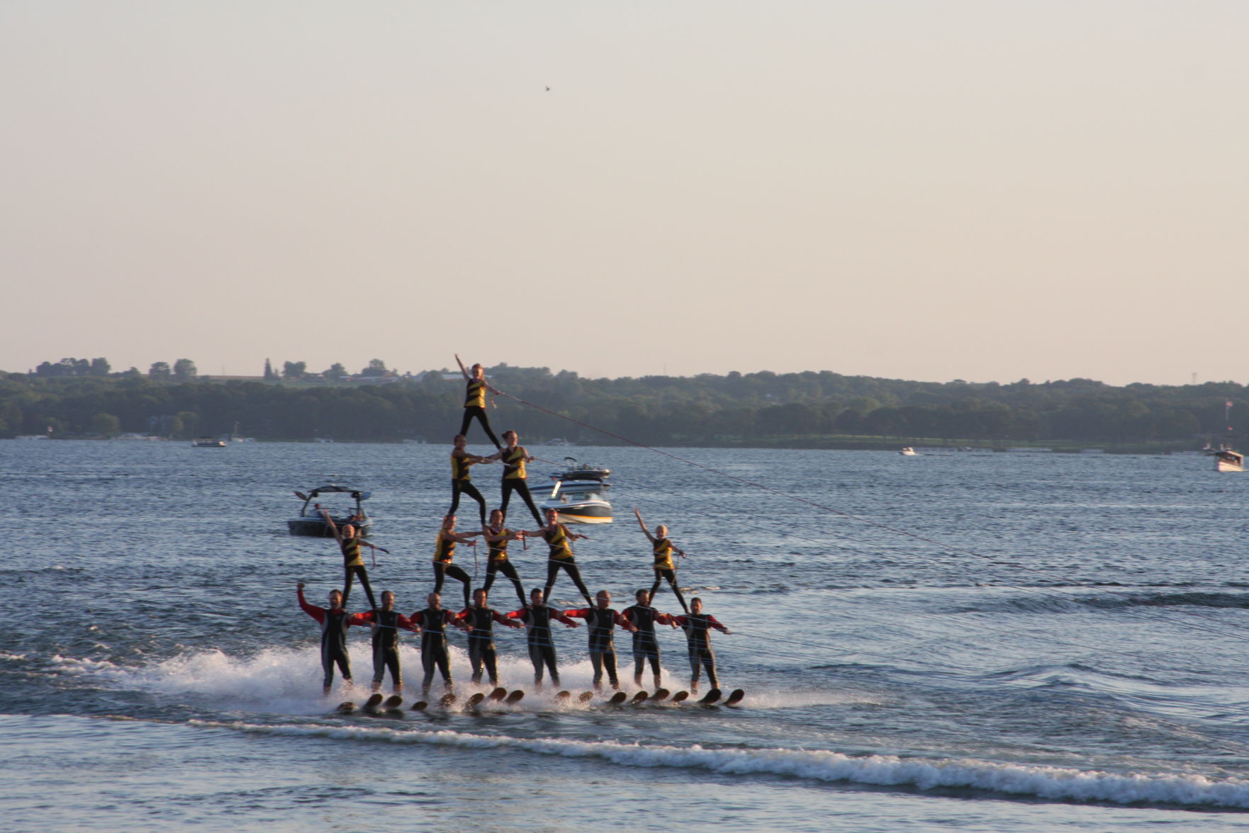Lake Geneva Venetian Night water ski show